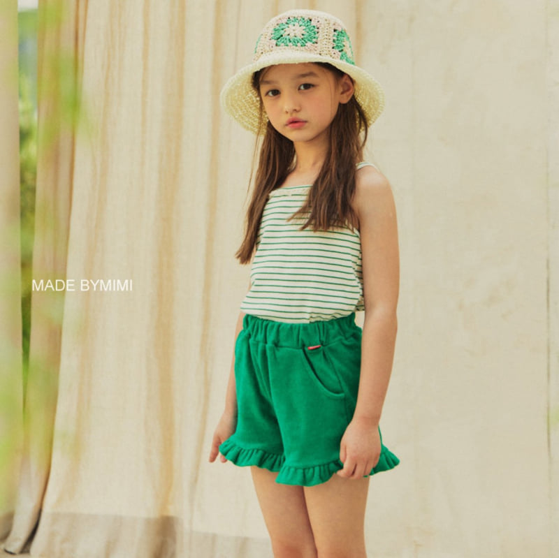 Bymimi - Korean Children Fashion - #childofig - Terry Frill Pants - 8