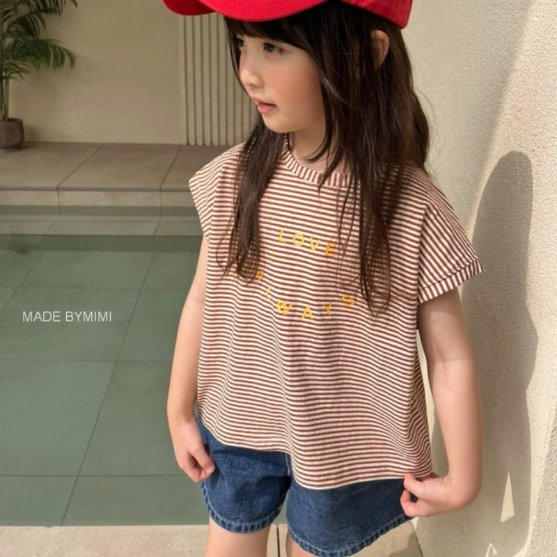 Bymimi - Korean Children Fashion - #discoveringself - Stripe Tee