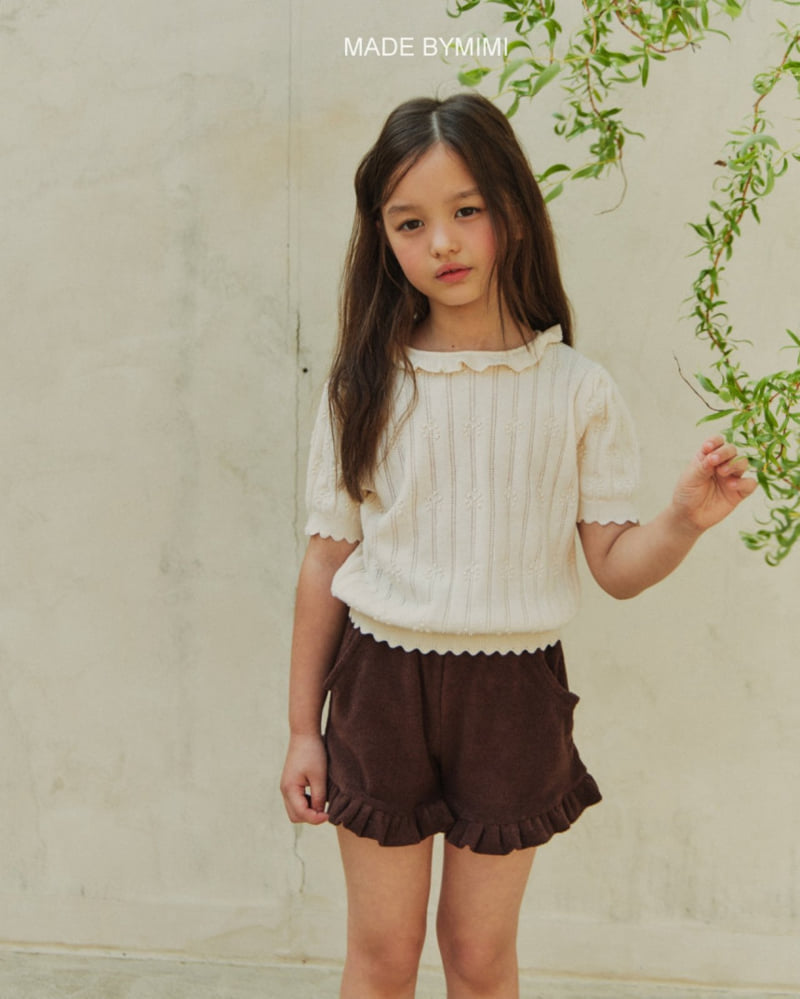 Bymimi - Korean Children Fashion - #fashionkids - Semi Crop Knit Top - 7