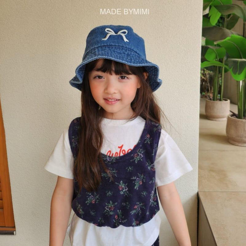 Bymimi - Korean Children Fashion - #fashionkids - Denim Bucket Hat - 9