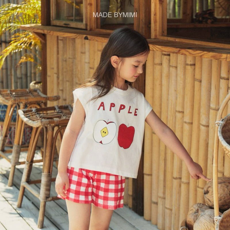 Bymimi - Korean Children Fashion - #kidsstore - Apple Tee - 12