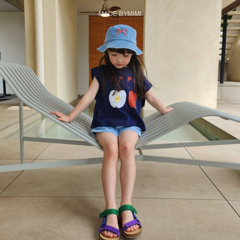 Bymimi - Korean Children Fashion - #kidzfashiontrend - Denim Bucket Hat - 12