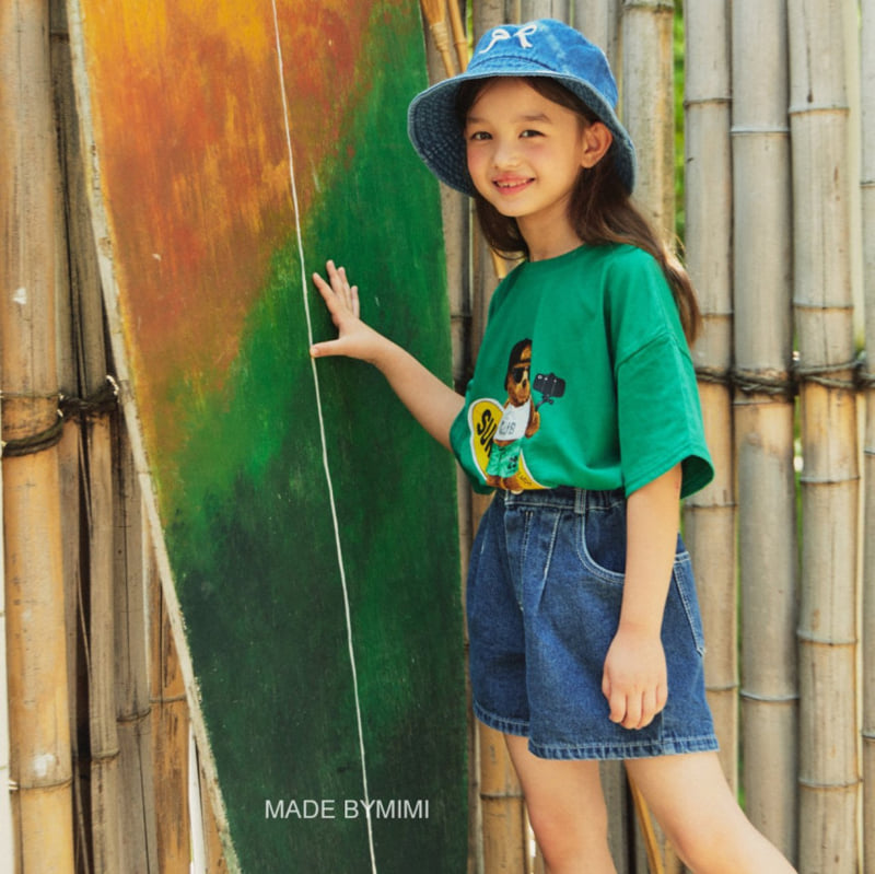 Bymimi - Korean Children Fashion - #magicofchildhood - Bermu Denim Pants - 6