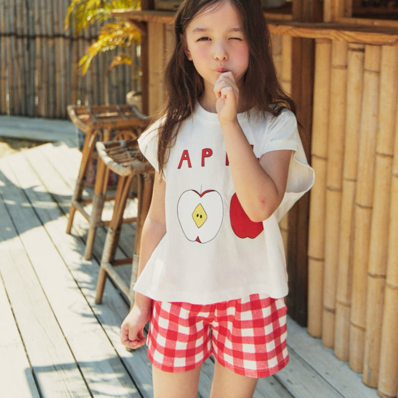 Bymimi - Korean Children Fashion - #magicofchildhood - Waffle Check Shorts - 6