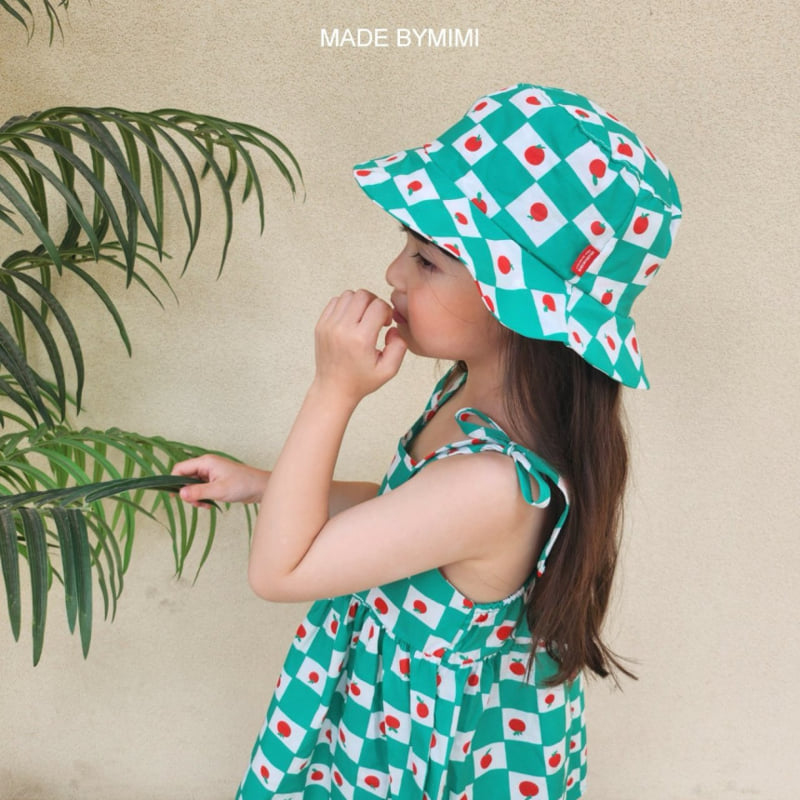 Bymimi - Korean Children Fashion - #minifashionista - Check Bucket Hat