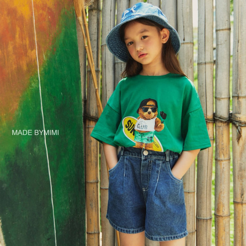 Bymimi - Korean Children Fashion - #minifashionista - Bermu Denim Pants - 7