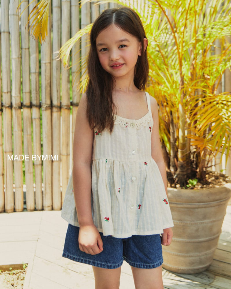 Bymimi - Korean Children Fashion - #minifashionista - Jay Embroidery Blouse - 11