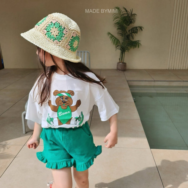 Bymimi - Korean Children Fashion - #minifashionista - Terry Frill Pants - 6