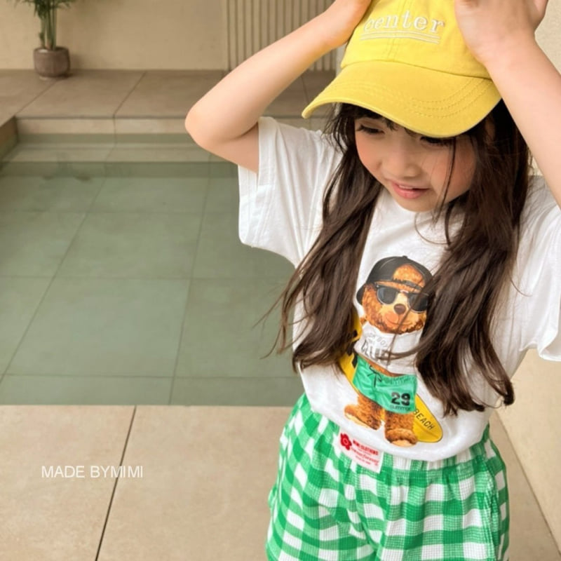 Bymimi - Korean Children Fashion - #prettylittlegirls - Bear Surfing Tee - 10