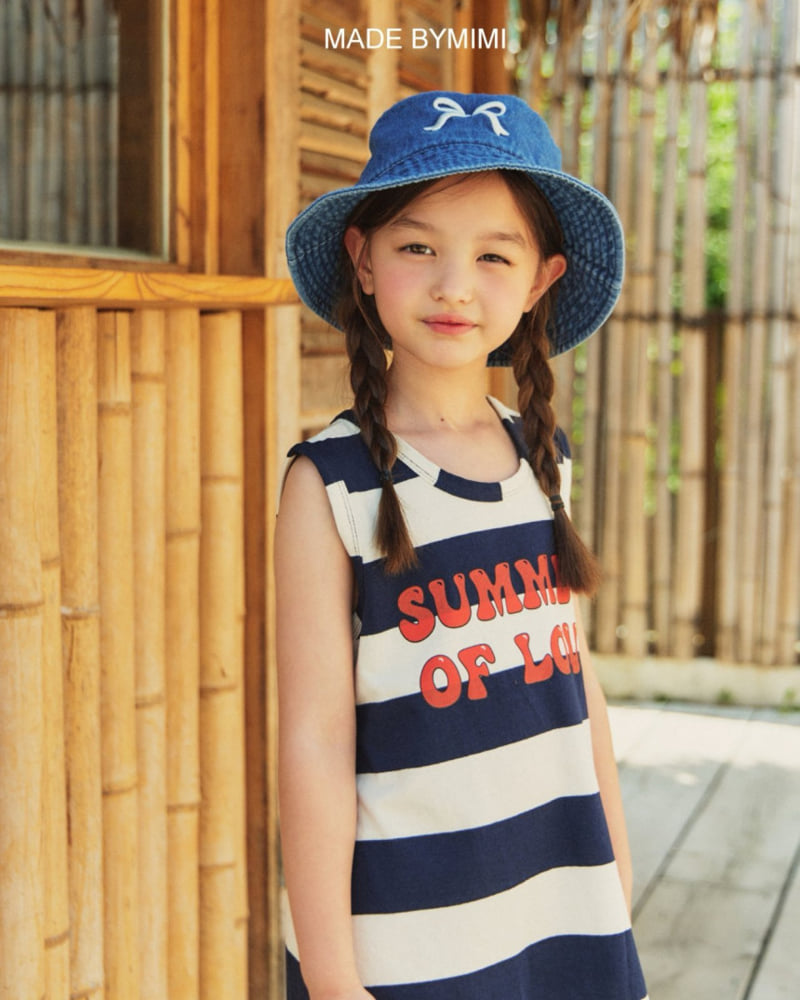 Bymimi - Korean Children Fashion - #toddlerclothing - Denim Bucket Hat - 3