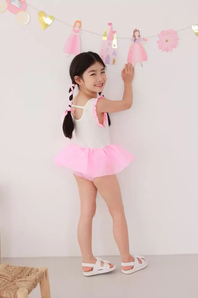 Dalla - Korean Children Fashion - #discoveringself - One-Piece Ballet Swim Wear - 7