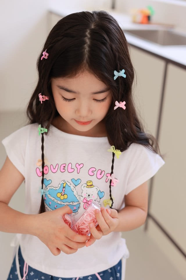 Dalla - Korean Children Fashion - #fashionkids - Ribbon Hair Clip  - 5