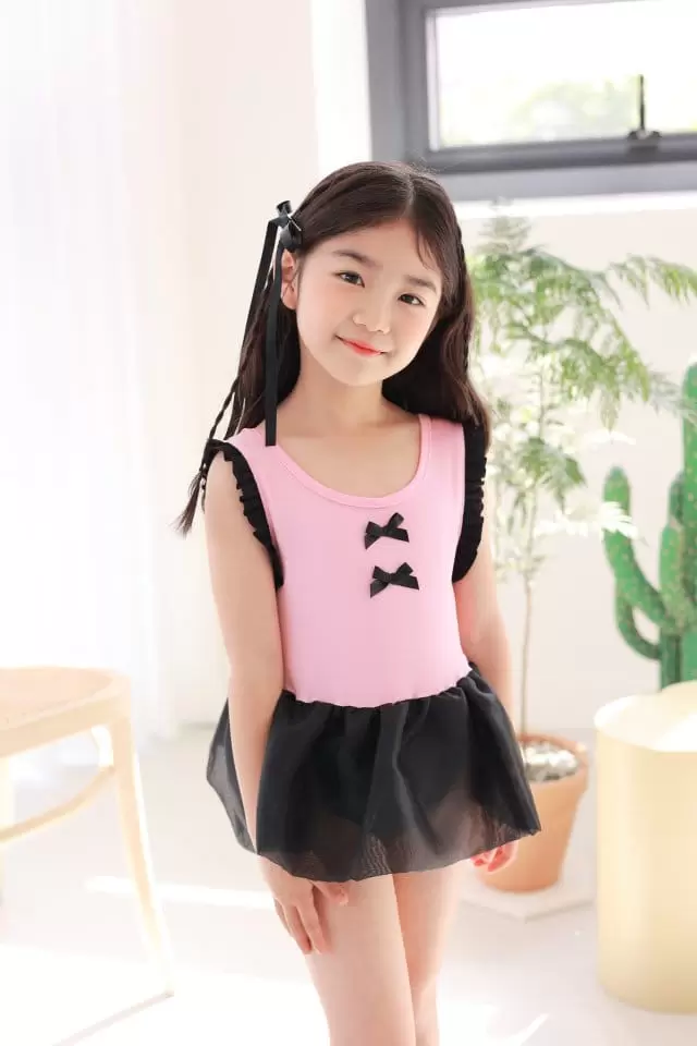 Dalla - Korean Children Fashion - #fashionkids - One-Piece Ballet Swim Wear - 8