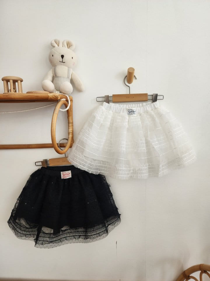 Dalla - Korean Children Fashion - #kidsstore - Bling Bling Skirt - 2