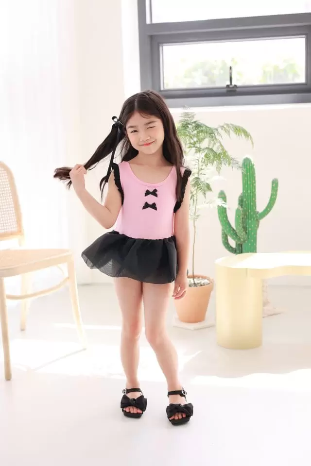 Dalla - Korean Children Fashion - #kidzfashiontrend - One-Piece Ballet Swim Wear - 11