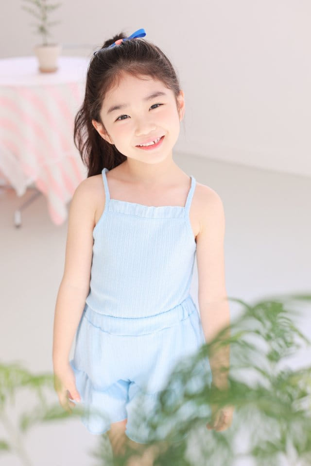 Dalla - Korean Children Fashion - #magicofchildhood - Summer Poodel Top Bottom Set - 7