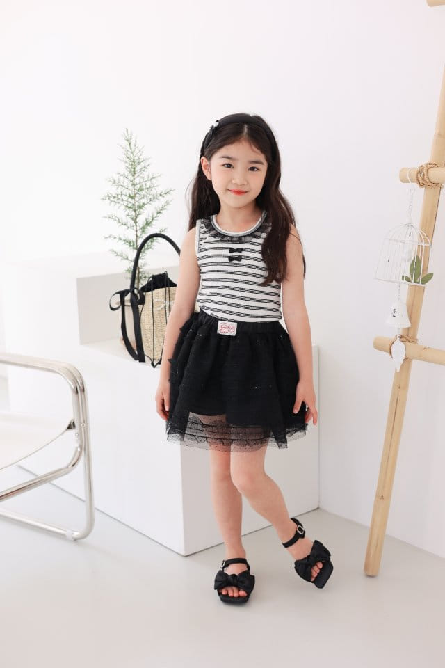 Dalla - Korean Children Fashion - #minifashionista - Surfing Sleeveless Tee - 3