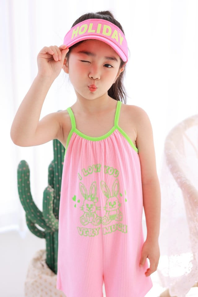 Dalla - Korean Children Fashion - #prettylittlegirls - Rabbit Towel Body Suit