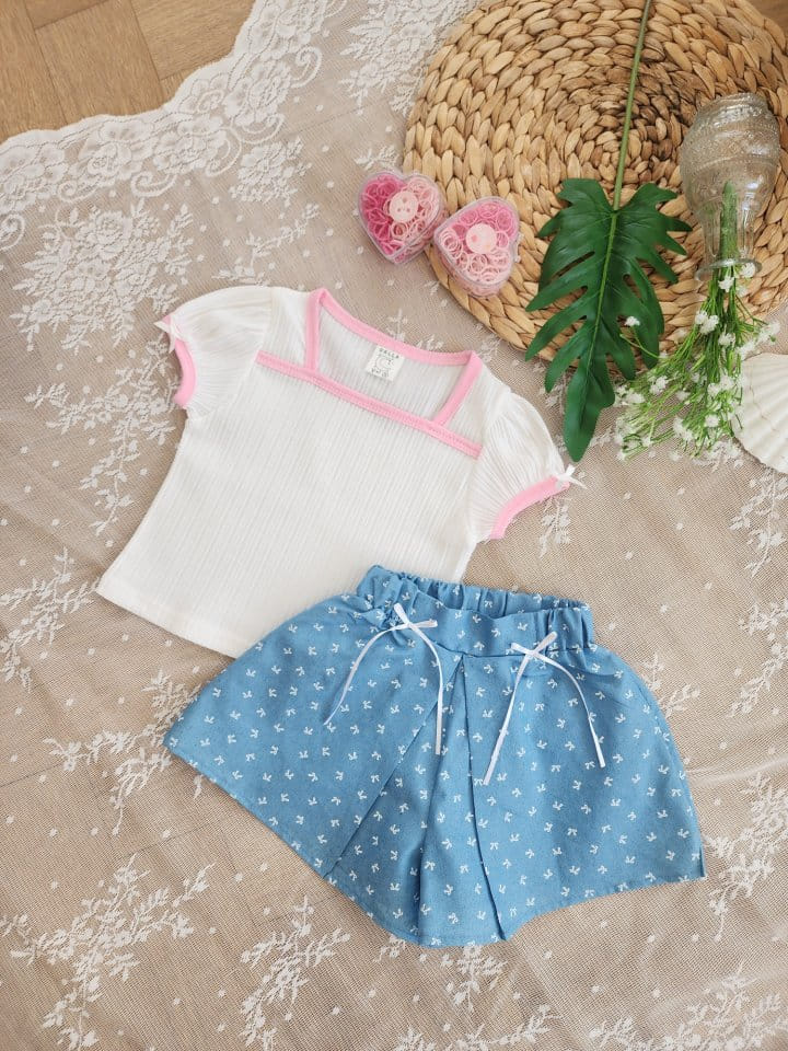 Dalla - Korean Children Fashion - #toddlerclothing - Petite Ribbon Pants - 9