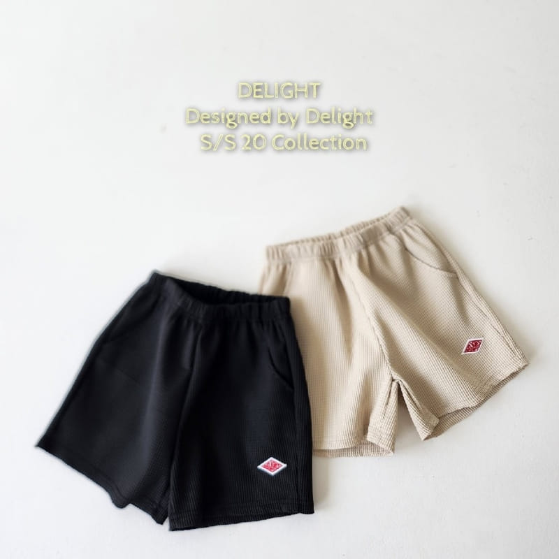 Delight - Korean Children Fashion - #childofig - Waffle Woven Shorts - 8