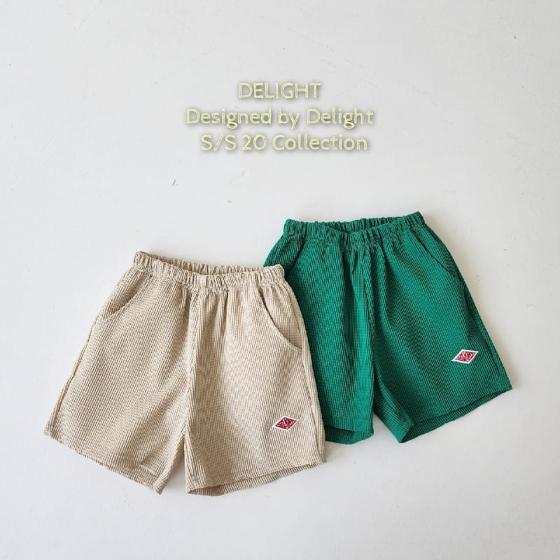 Delight - Korean Children Fashion - #childofig - Waffle Woven Shorts - 9