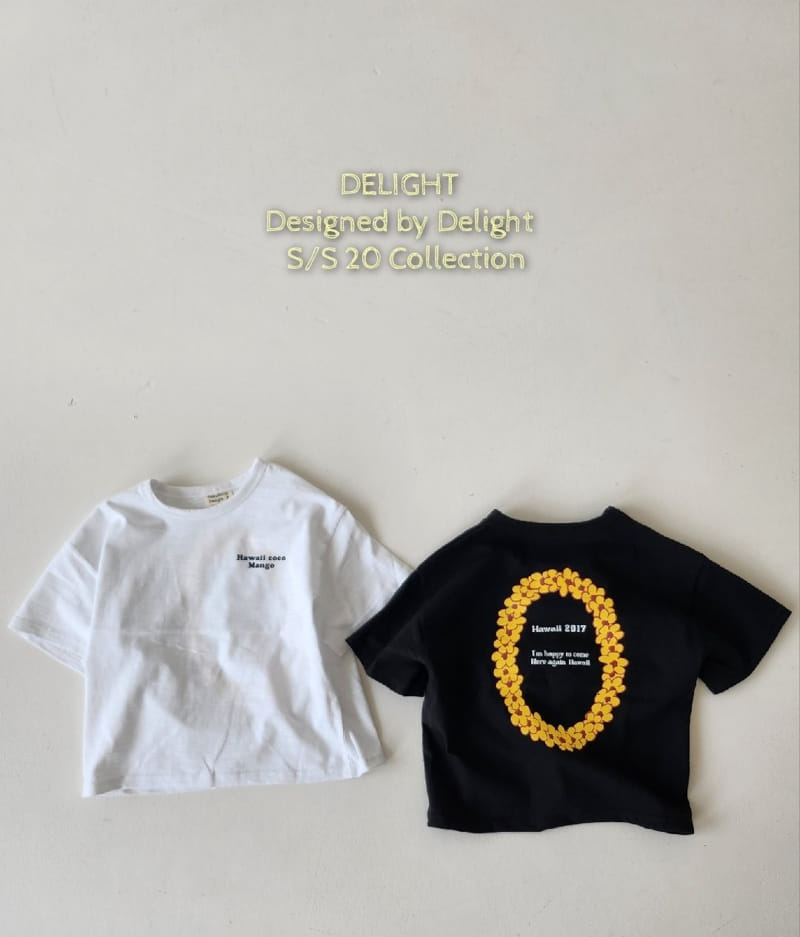 Delight - Korean Children Fashion - #childrensboutique - Hawaii Coco Mango Box Tee With Mom - 9