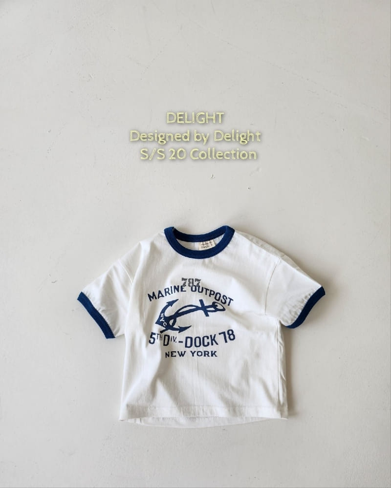 Delight - Korean Children Fashion - #childrensboutique - Marine Vintage Box Tee With Mom - 6