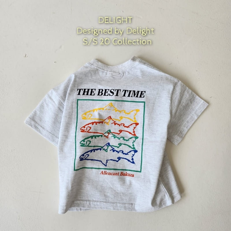 Delight - Korean Children Fashion - #designkidswear - Pocket Color Fish Box Tee With Mom - 5