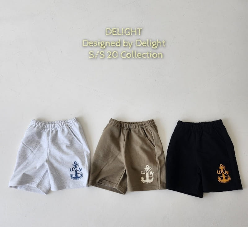 Delight - Korean Children Fashion - #discoveringself - Navy Anchor Pants