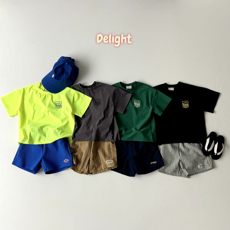 Delight - Korean Children Fashion - #kidsshorts - Mountain Ice Tee With Mom - 2