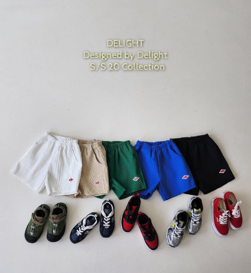 Delight - Korean Children Fashion - #kidsstore - Waffle Woven Shorts