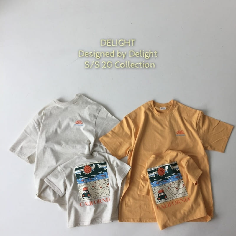 Delight - Korean Children Fashion - #littlefashionista - Califoernia Box Tee With Mom - 2