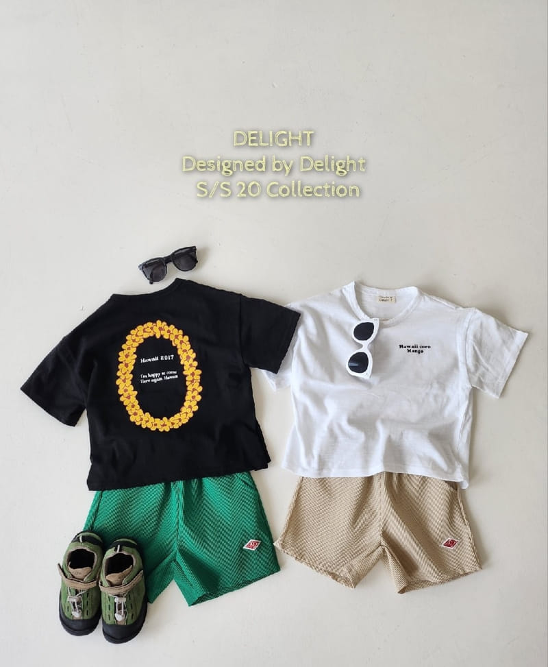 Delight - Korean Children Fashion - #littlefashionista - Hawaii Coco Mango Box Tee With Mom