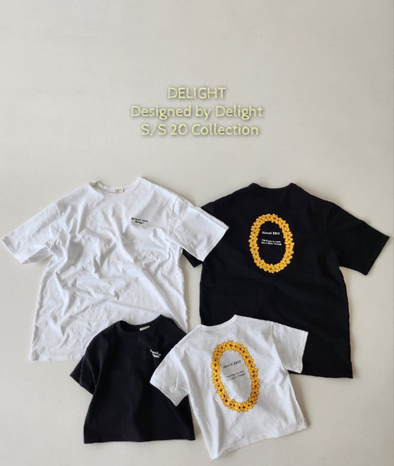 Delight - Korean Children Fashion - #magicofchildhood - Hawaii Coco Mango Box Tee With Mom - 2