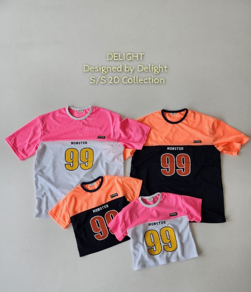 Delight - Korean Children Fashion - #magicofchildhood - Mesh Monster Box Tee With Mom