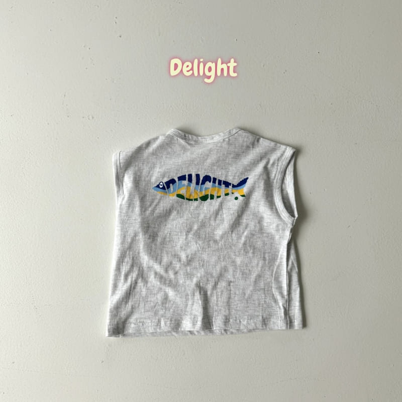 Delight - Korean Children Fashion - #magicofchildhood - California Fish Cap Sleeveless Tee With Mom - 8