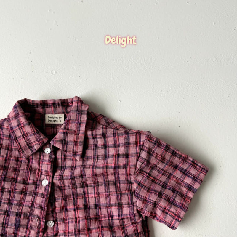 Delight - Korean Children Fashion - #magicofchildhood - Georgetown Check Shirt - 6