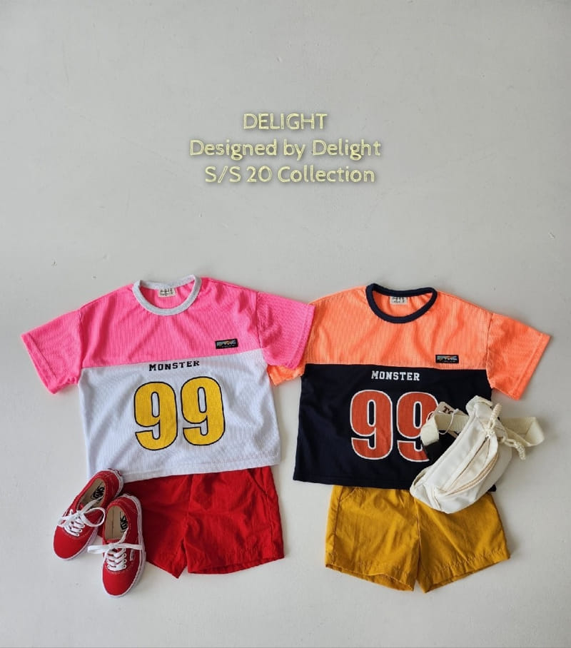 Delight - Korean Children Fashion - #minifashionista - Mesh Monster Box Tee With Mom - 2