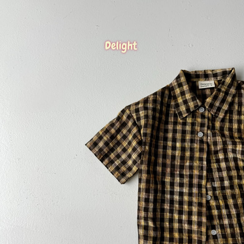 Delight - Korean Children Fashion - #minifashionista - Georgetown Check Shirt - 7