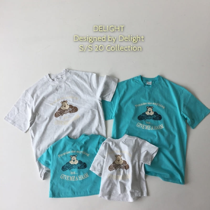 Delight - Korean Children Fashion - #prettylittlegirls - Water Paint Bear Box Tee - 2