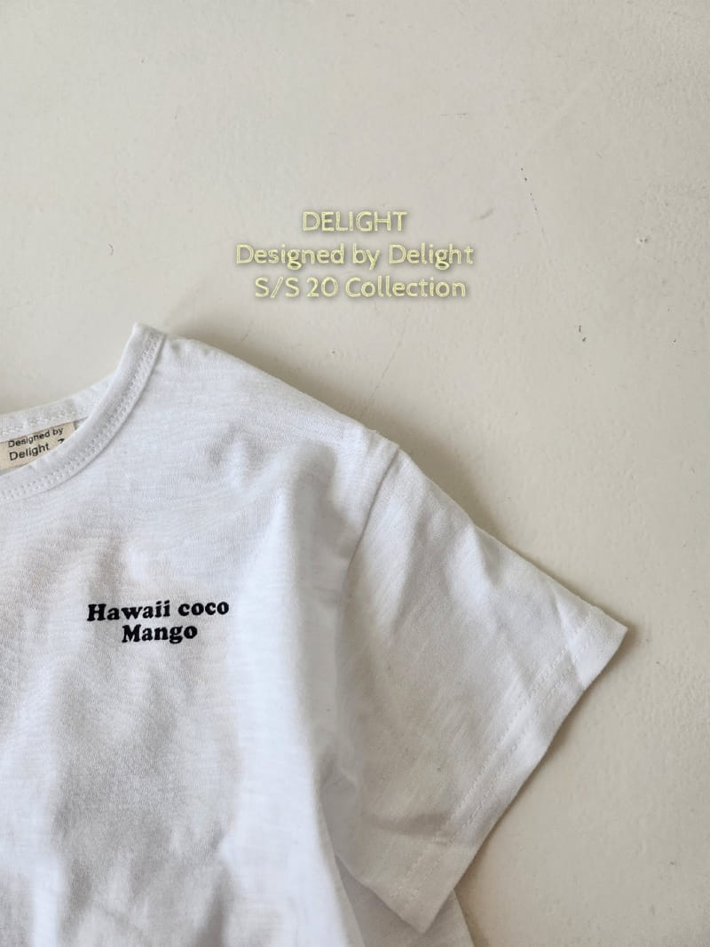 Delight - Korean Children Fashion - #stylishchildhood - Hawaii Coco Mango Box Tee With Mom - 7