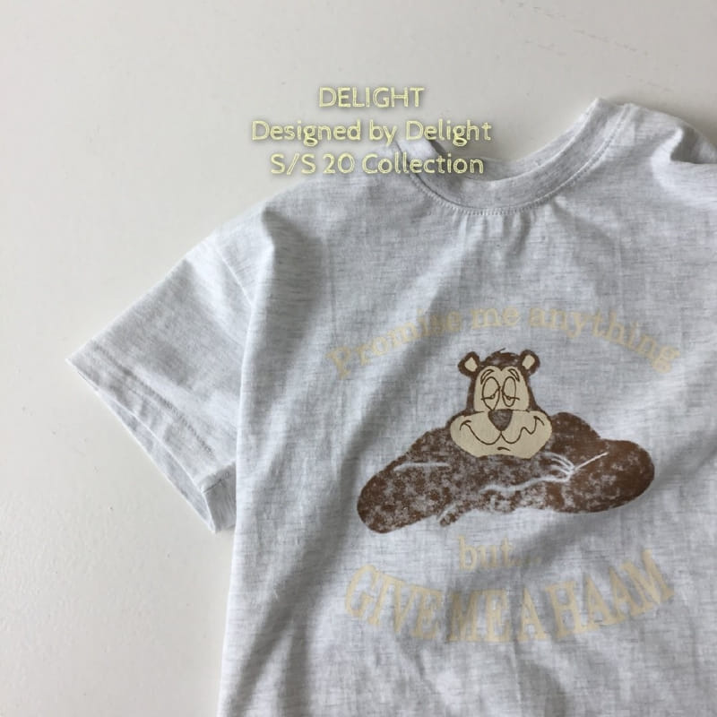 Delight - Korean Children Fashion - #stylishchildhood - Water Paint Bear Box Tee - 5