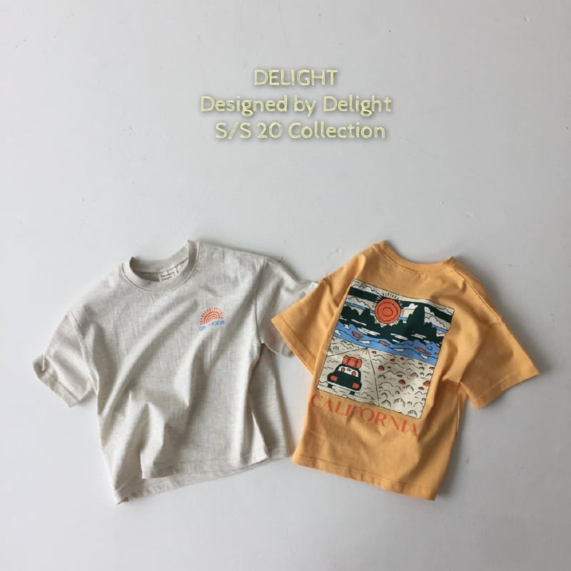 Delight - Korean Children Fashion - #todddlerfashion - Califoernia Box Tee With Mom - 6