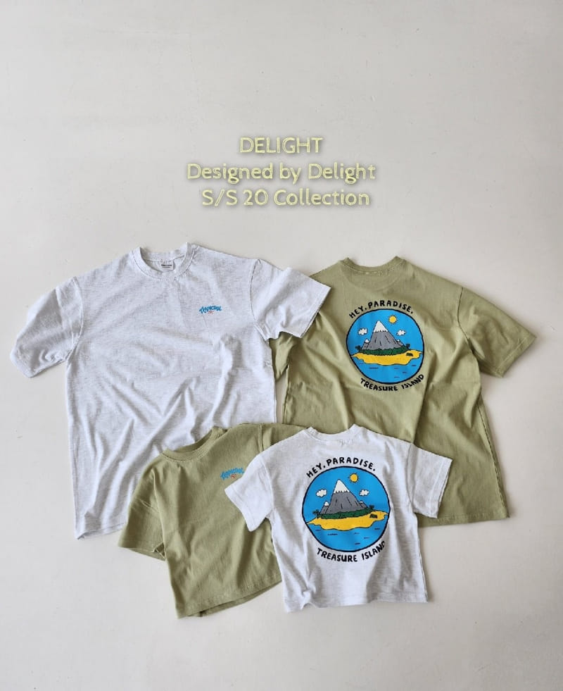 Delight - Korean Children Fashion - #toddlerclothing - Paradise Box Tee With Mom - 2