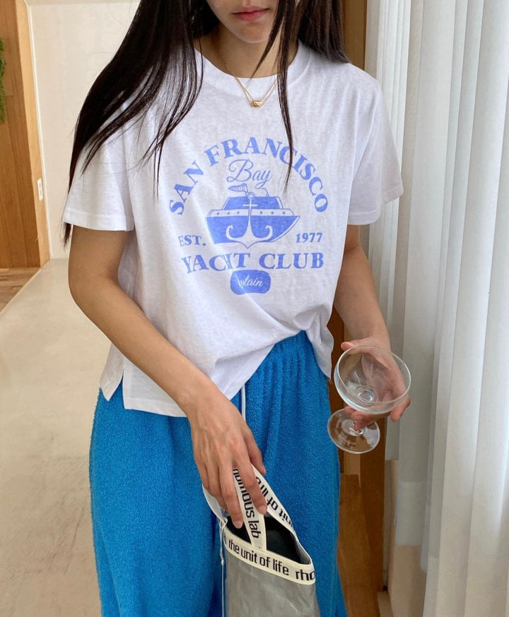 Diana - Korean Women Fashion - #momslook - Yacht Tee - 11