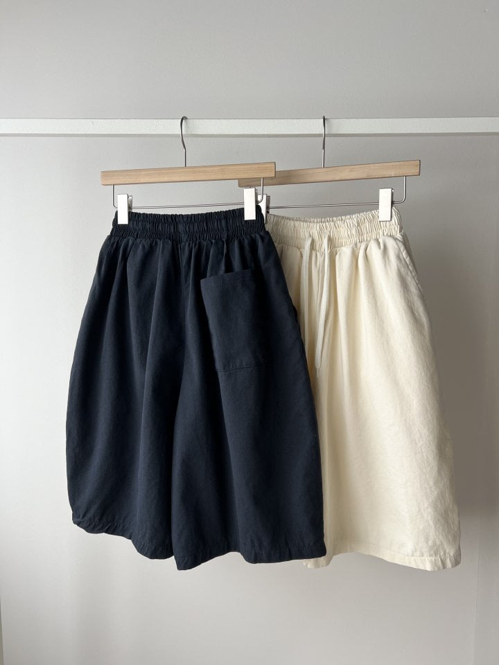 Enten - Korean Women Fashion - #momslook - Washing Burmuda Pants