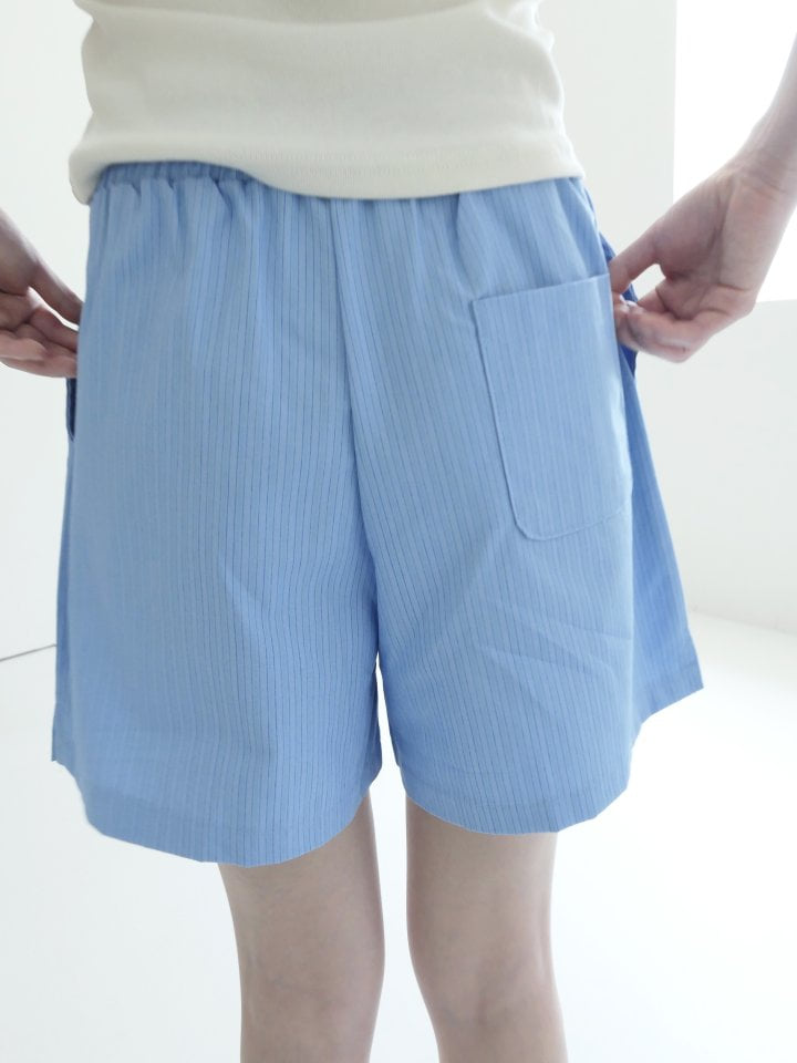 Enten - Korean Women Fashion - #momslook - Marine Shorts - 5