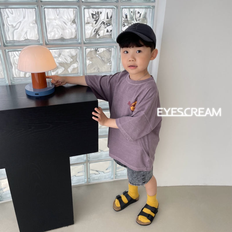 Eyescream - Korean Children Fashion - #Kfashion4kids - Bunny Stone Denim Shorts - 10