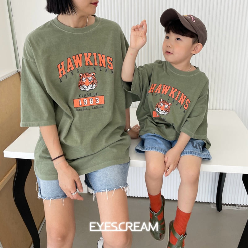 Eyescream - Korean Children Fashion - #Kfashion4kids - Tiger Pigment Tee with Mom - 7