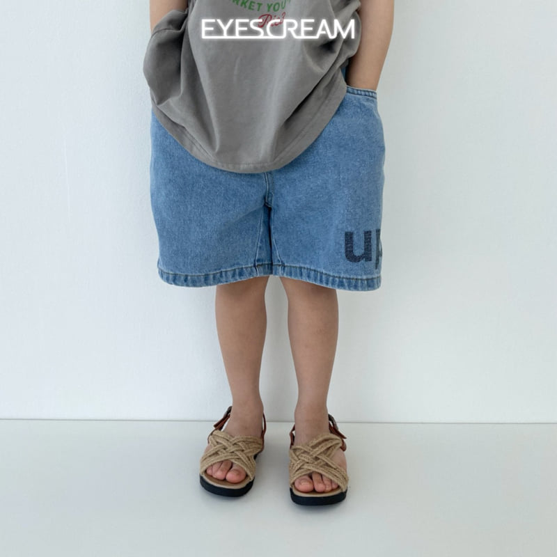 Eyescream - Korean Children Fashion - #Kfashion4kids - Up Down Denim Shorts - 5